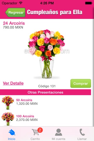 EnviaFlores.com screenshot 3