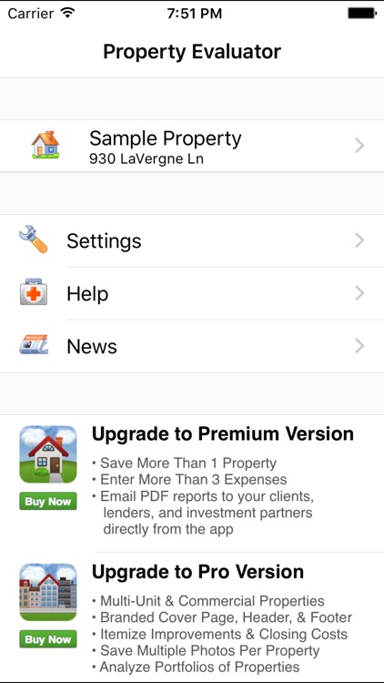 Property Evaluator - Real Estate Investment Calc.