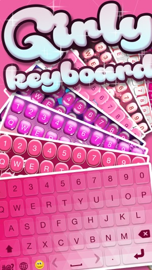 Girly Keyboards with Pink Background Theme & Emoji on the App Store