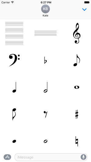 Music maker sticker - sheet stickers for iMessage(圖2)-速報App