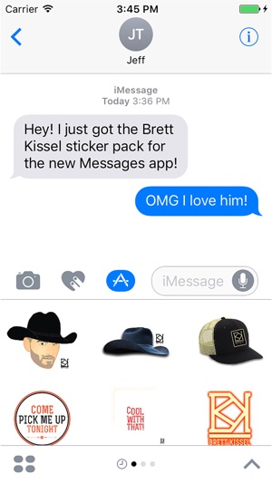 Brett Kissel Sticker Pack(圖1)-速報App