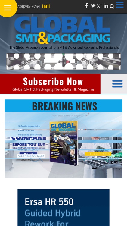 Global SMT & Packaging App