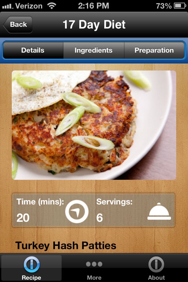 Healthy Food Recipes for the 17 Day Diet Free screenshot 3