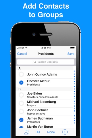 A2Z Contacts - Group Text App screenshot 4