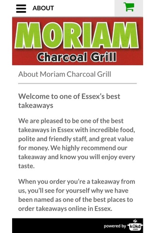 Moriam Charcoal Grill Fast Food Takeaway screenshot 4