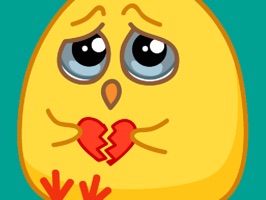 Up your texting game with playful animated stickers of Koko Chick and add on accessories