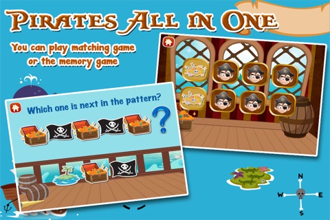 Pirates All in One Preschool Games screenshot 2