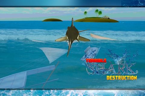 Crazy Shark Attack 3D - A hungry shark simulator screenshot 4