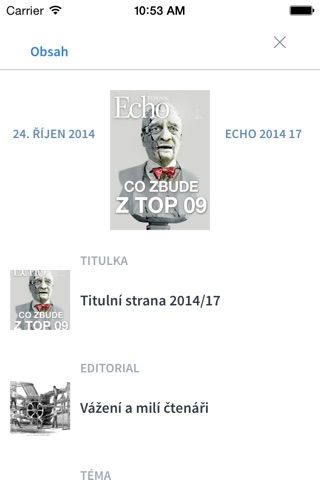 Týdeník Echo screenshot 3