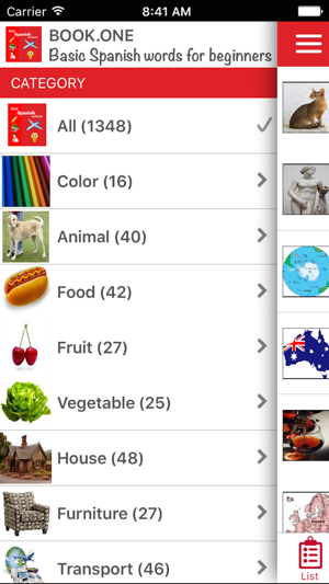 Basic Spanish words for beginners - Learn with pictures and (圖2)-速報App