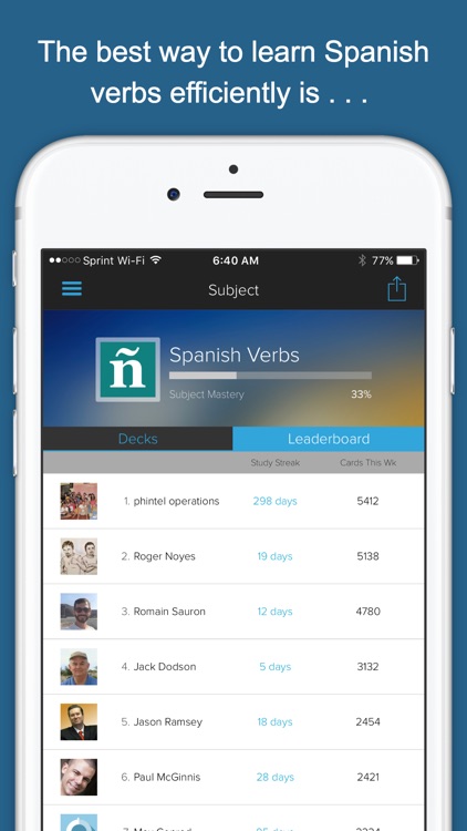 Learn Spanish: Verbs screenshot-3