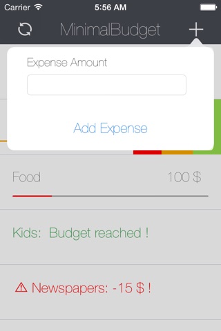MinimalBudget screenshot 2