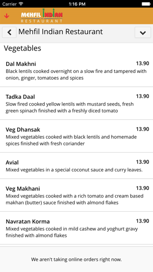 Mehfil Indian Restaurant(圖3)-速報App