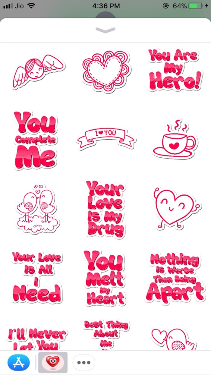 Valentine Love Sticker