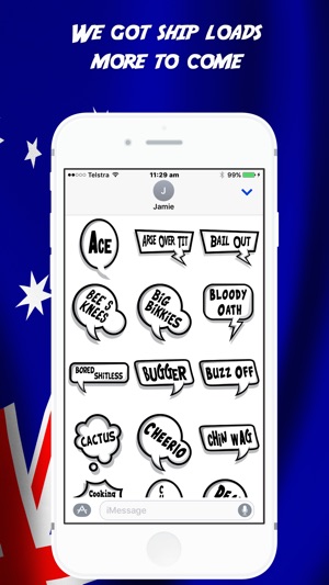 Aussie Slang Sticker Pack(圖2)-速報App