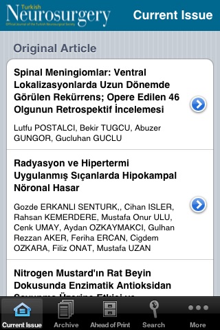 Turkish Neurosurgery screenshot 2