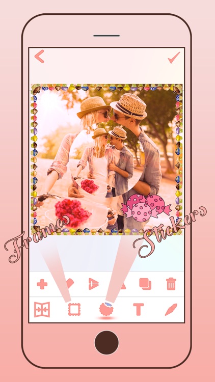 Birthday Frames - Text On Photo & Party Stickers