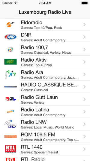 Luxembourg Radio Live Player (Lëtzebuerg)(圖1)-速報App