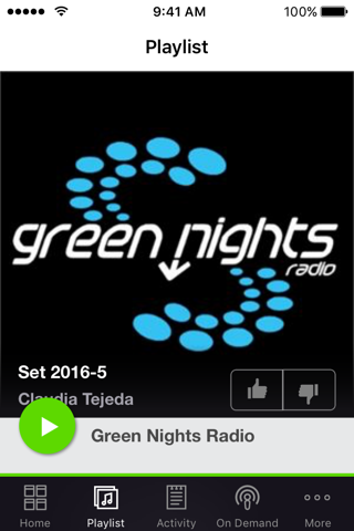 Скриншот из Green Nights Radio