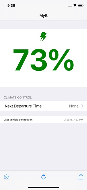 MyB - EV Charge and Departure