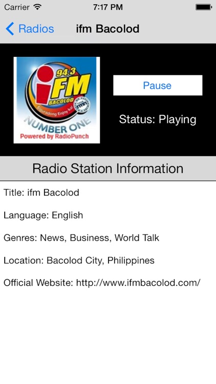 Philippines Radio Live Player (Manila / Filipino / Pilipino / Tagalog / Pinoy / Pilipinas radyo) screenshot-3