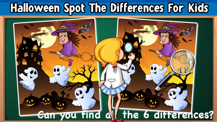 Halloween Spot The Differences For Kids by Jagjeet Kumar