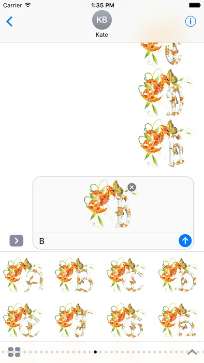 3D Animated Flower Stickers Pack For iMessage