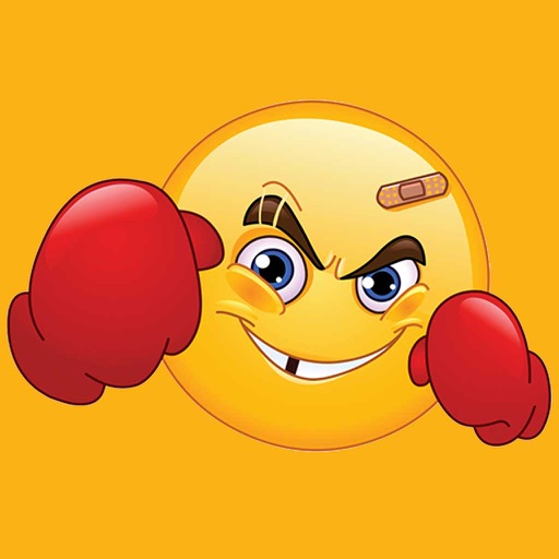 Cartoon Fight Animated Stickers For iMessage icon
