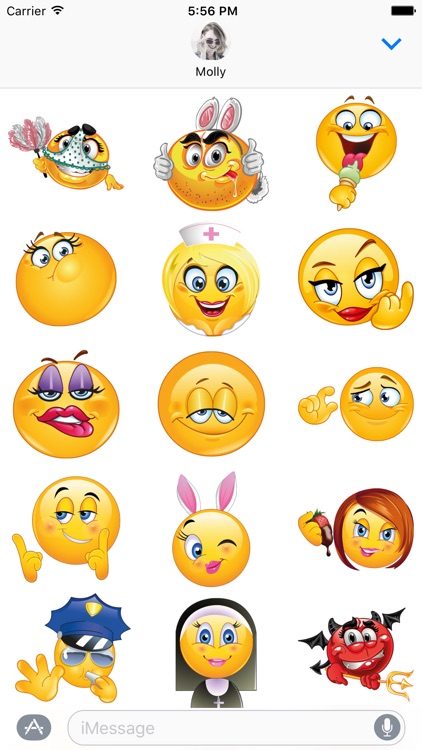 Adult Emoji - Dirty Emoticon Stickers for iMessage