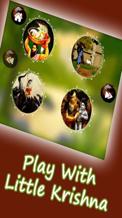 Little Krishna jighsaw puzzle free game for kids - the hindu divine god krishna lila screenshot-3