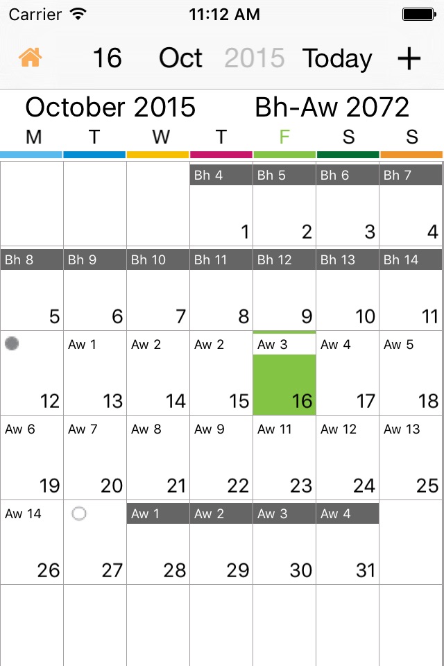 Auspi Calendar screenshot 3