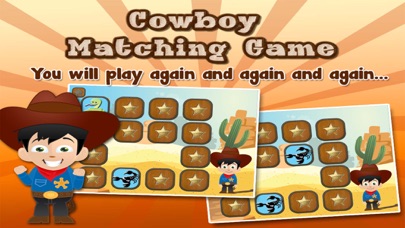 How to cancel & delete Cowboy Matching and Learning Game for Kids from iphone & ipad 4