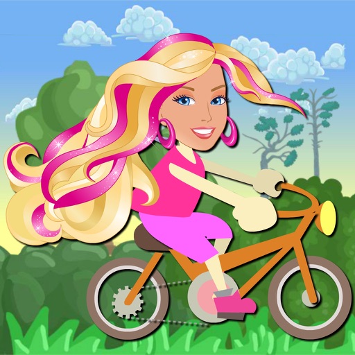 Barbi Fun Bike Ride Icon