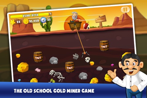 Gold Miner Mania: Classic gold digger game screenshot 2
