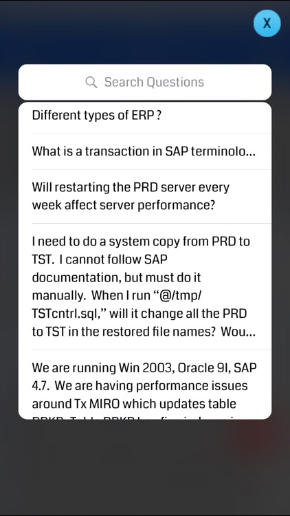 SAP -  Interview Questions screenshot-3