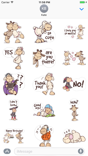 Cute Sheep Stickers(圖2)-速報App