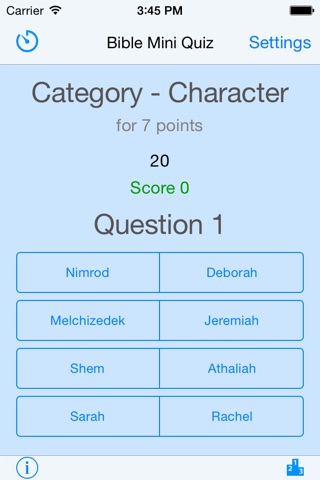Bible Mini Quiz screenshot 2