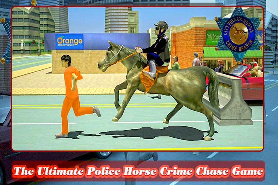 Police Horse Crime Chase 2016 – Escaped jailbirds, Alcatraz Prisoners n thoroughbred stallion patrol Racing Adventure screenshot 4