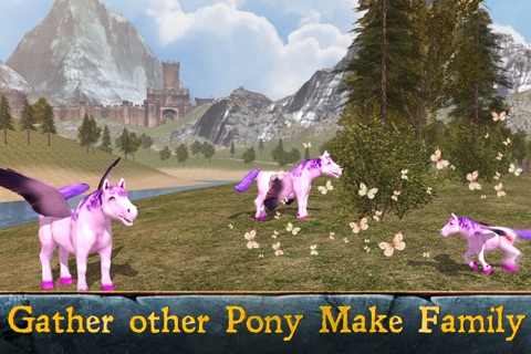 Flying Pony: Small Horse Simulator 3D screenshot 3