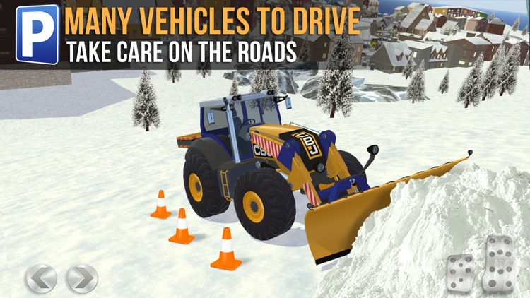 Ski Resort Parking Sim Ice Road Snow Plow Trucker