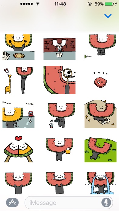 かじりちゃん。スイカをがぶっと。のスクリーンショット1 かじりちゃん。スイカをがぶっと。のスクリーンショット1