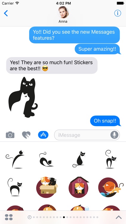 Cats Sticker Pack for iMessage
