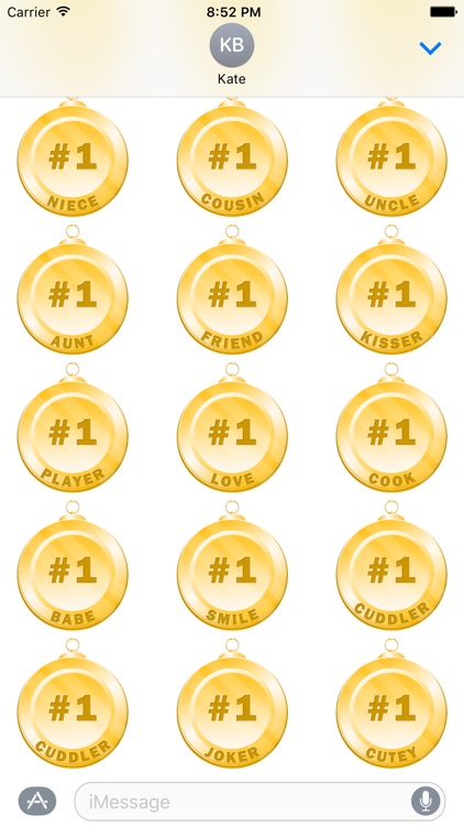 Medals for iMessage