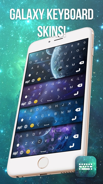 Space Keyboard Flat Design