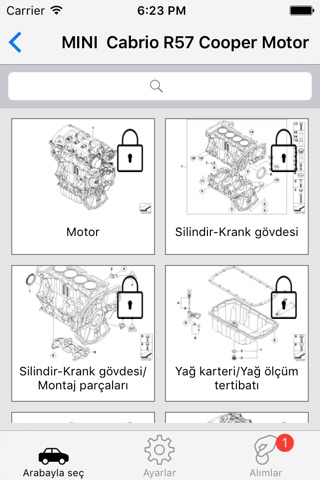 Parts and diagrams for MINI screenshot 3