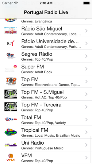 Portugal Radio Live Player (Portuguese / português / língua (圖3)-速報App