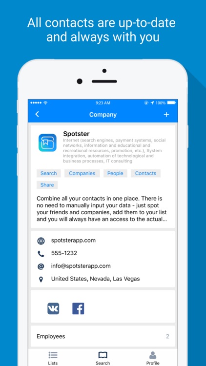 Spotster – your smart.phone.book
