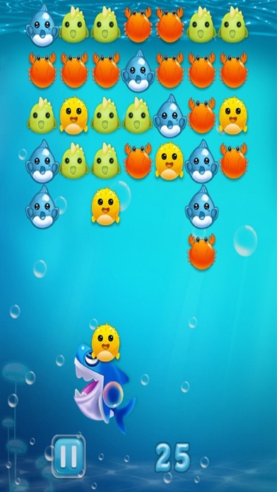 BUBBLE SHARK CRAZY GAME - 经典儿童游戏 1.4 IOS GAME GIẢI TRÍ BUBBLE SHARK CRAZY GAME - 经典儿童游戏 1.4 IOS