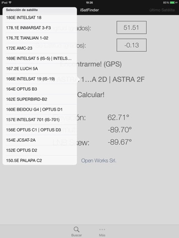 iSatFinder for iPad screenshot 2