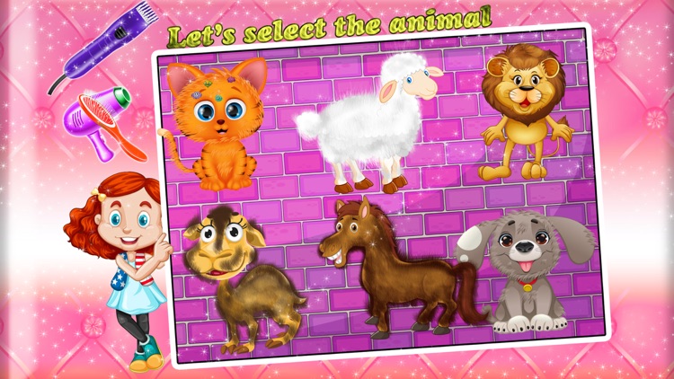 Animal Hair Salon - Style crazy & furry little pets in this makeover mania